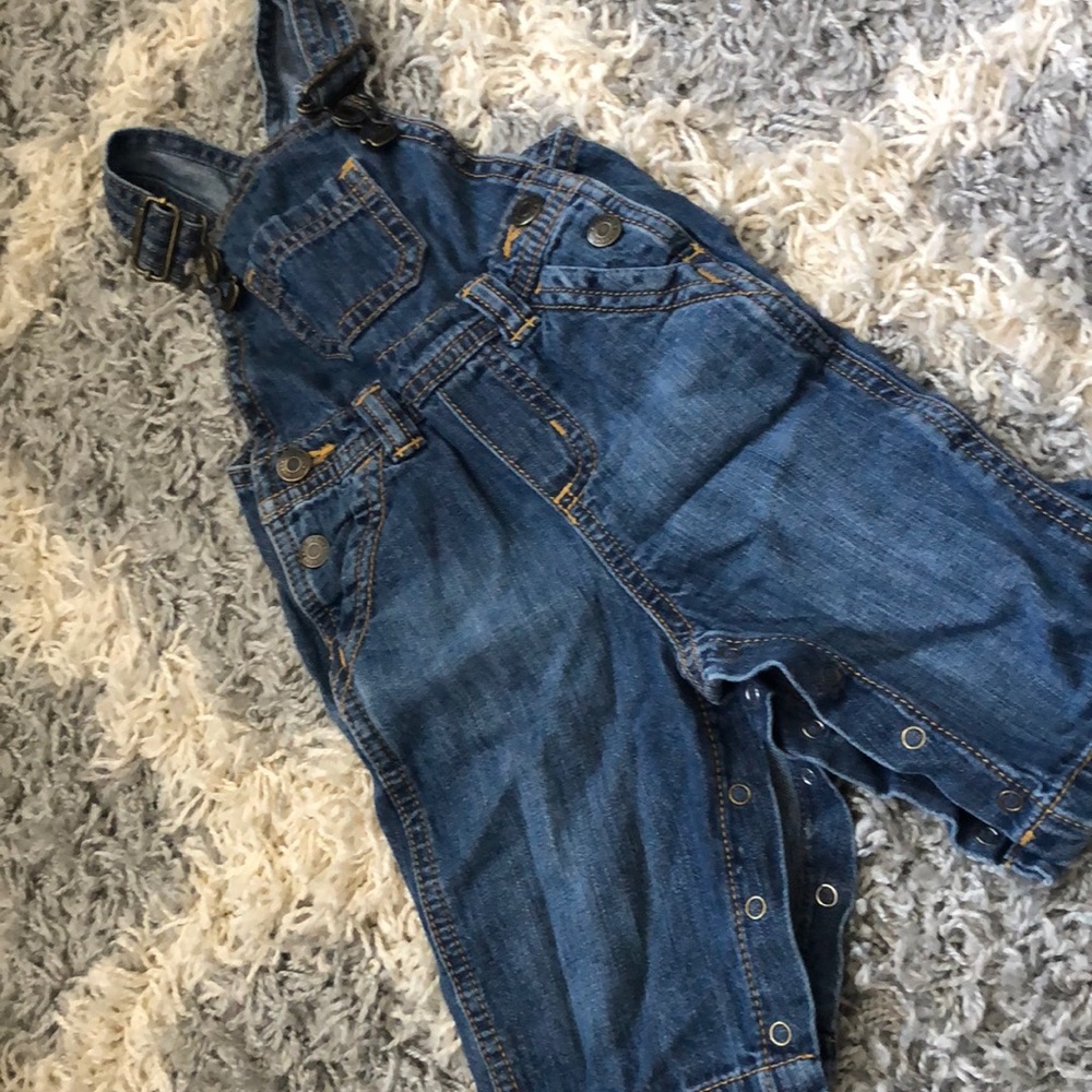 infant denim overalls